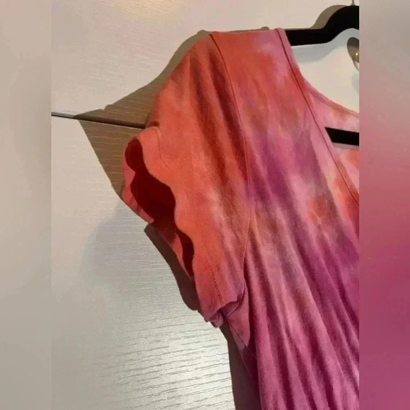 Wild fable tye-dye midi summer V-neck dress - Picture 5 of 6